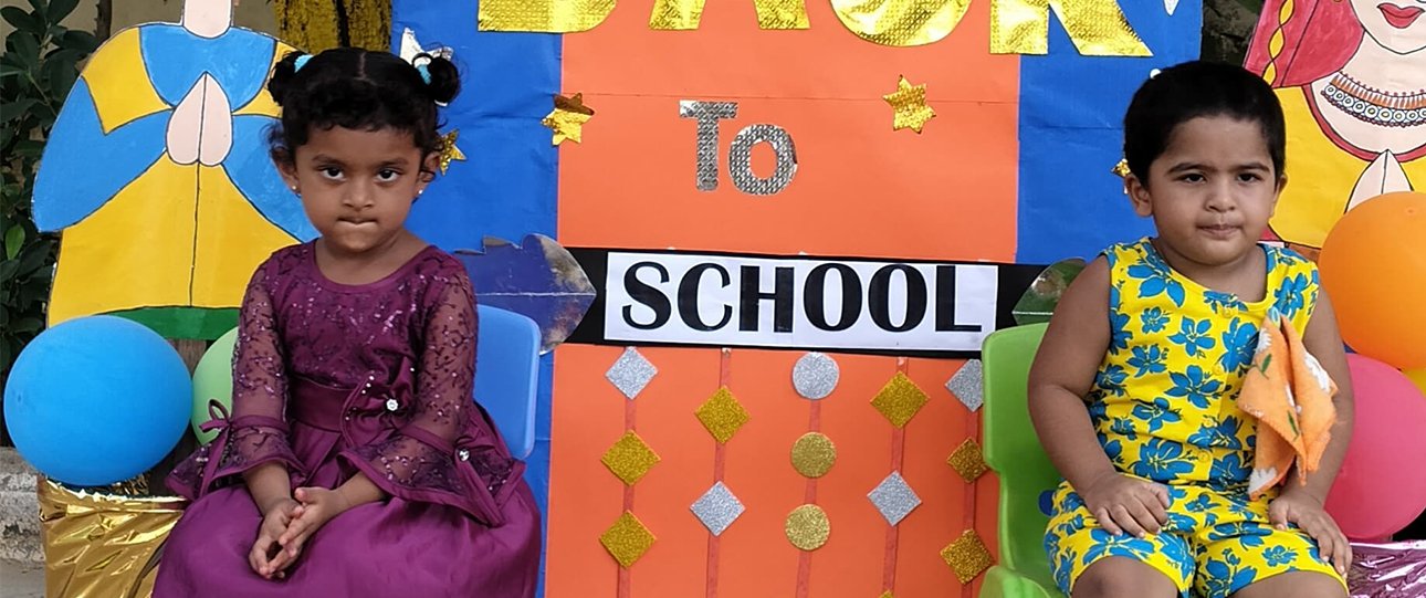 Teachers guiding students on the first day of school 2025