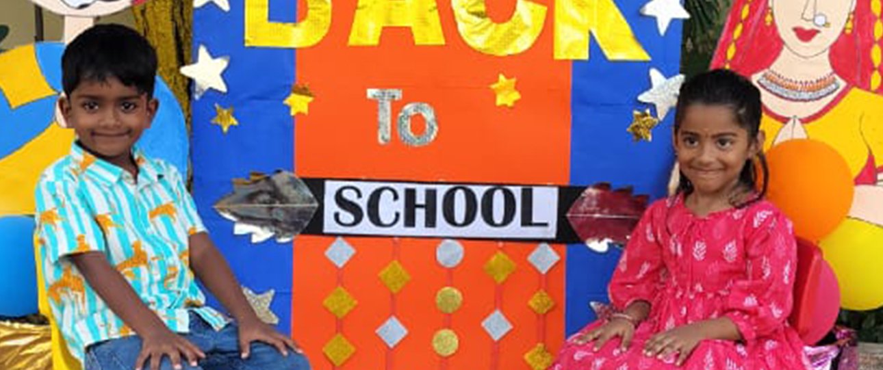 School campus views on the first day of school 2025