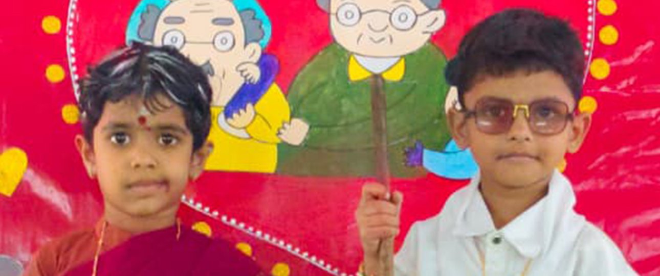 Interactive sessions with grandparents at Sadhguru Silver Oaks International School